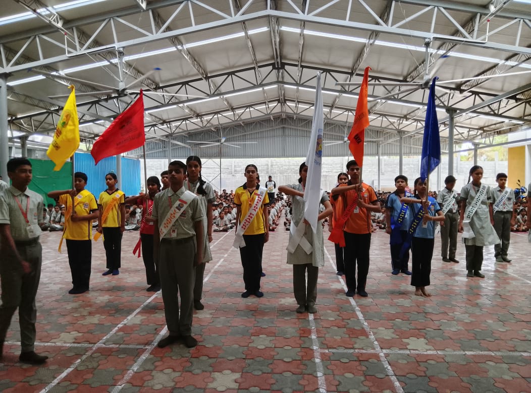 School Parliament Members Take Oath at RVK - Kalaburagi (2)