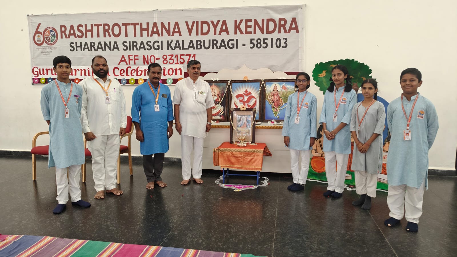 School Correspondent Highlights Veda Vyasa’s Legacy on Guru Purnima at RVK - Sharan Shirasagi (1)